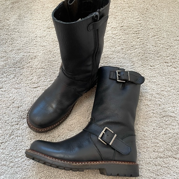 Bonpoint leather moto boot. Size 32 - Picture 6 of 10